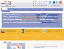 Tablet Screenshot of phpmaestro.com